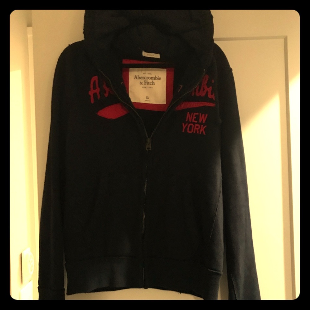 Abercrombie heavy zip up hoodie